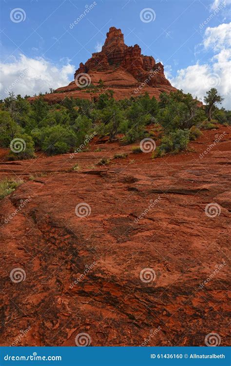 Profile of Bell Rock Vortex in Sedona Stock Photo - Image of geology ...