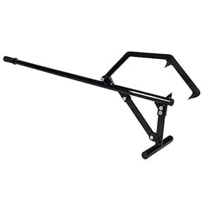 51in Log Lifter with Non Slip Rubber Handle, Adjustable Tilt Hook, High ...