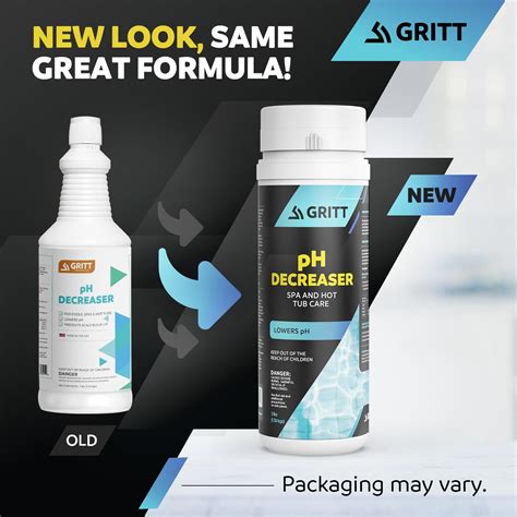 Gritt Commercial pH Decreaser | pH Down | Pool, Hot Tub and Spa pH ...