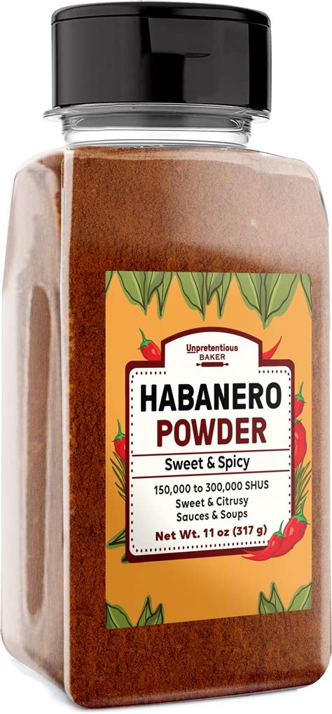Amazon.com : Habanero Pepper Ground 4oz - Premium All Natural Powder ...