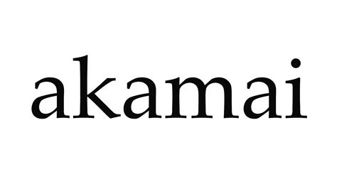 Akamai Pronunciation 的图像结果