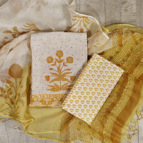 Pure Chanderi Silk Unstitched Suit-4183 – DCT Dream Comes True