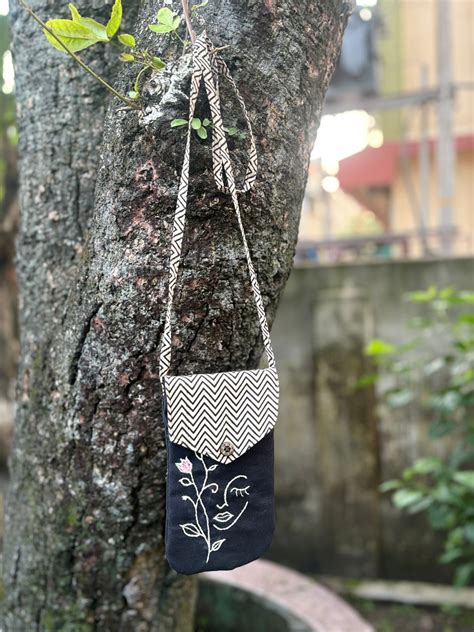 Hand-Embroidered Pouch Sling Bag - Shohaag