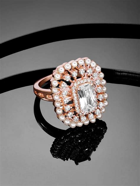 Forever Beautiful CZ Treasure Ring - Rose Gold – Peora