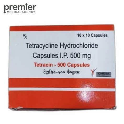 Antibiotic Tablets & Capsules - Tetracycline Hydrochloride 500mg ...