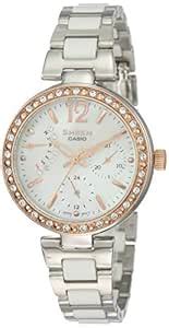 Casio Sheen Analog Silver Dial Women's Watch-SHE-3042SG-7AUDR (SX159 ...