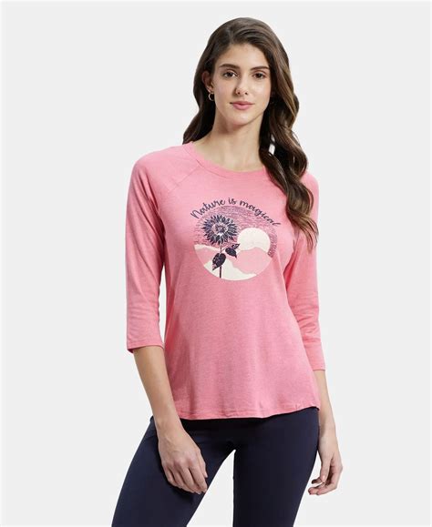 Buy Micro Modal Cotton Relaxed Fit Graphic Printed Round Neck Three ...