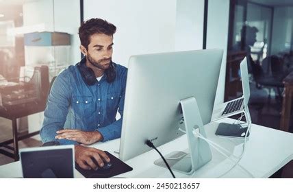 A Business Man at Computer 的图像结果