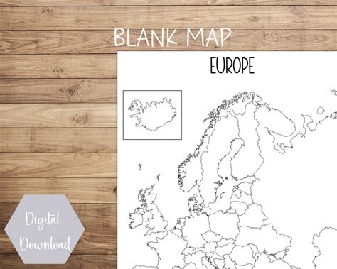 Image result for Europe Map Printable