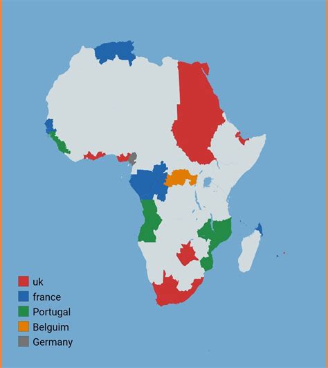 Map Of Africa Before Berlin Conference