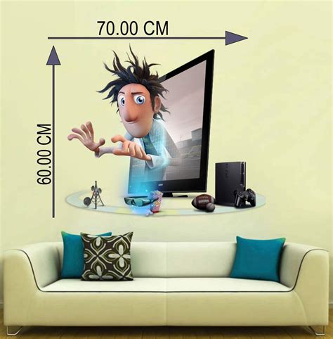 Buy Funny Cartoons 3D Cartoon PVC Vinyl Wall Sticker Online at Low ...