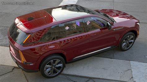 3D model Cadillac Escalade IQ EV Black Cherry Tincoat Rigged for Maya ...