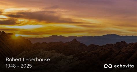 Robert Cecil Lederhouse Obituary (1948-2025) | Lockport, NY