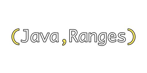 Image result for Java Range