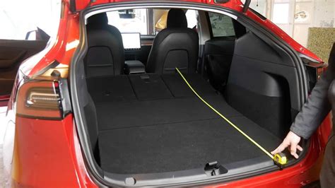 dimensions of the trunk under the back storage area and Frunk for model Y | Tesla Motors Club