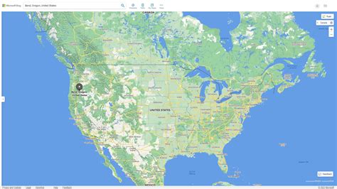 Bend Oregon Map - United States