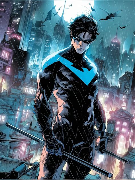 Nightwing comics style in 2025 | Nightwing, Dc comics art, Comic art
