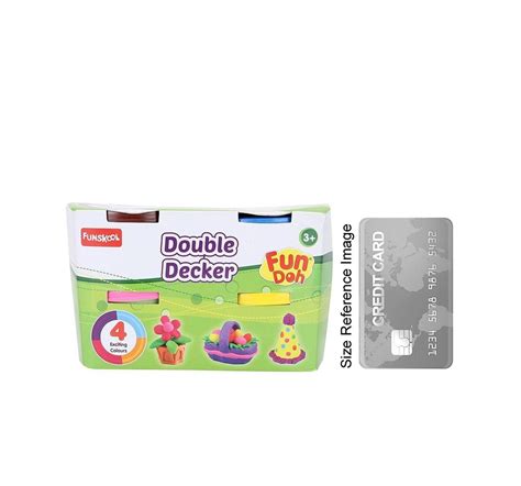 Buy Fun Dough Double Decker Pack Of 4 Clay & Dough for Kids Age 3Y ...