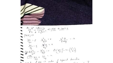 PDE Analysis and Solutions: A Comprehensive Study (MATH 322) - Studocu