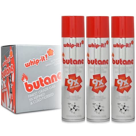 Whip-it! Refined Butane Fuel (9X Refined Butane Fuel, 3 Pack) : Amazon ...
