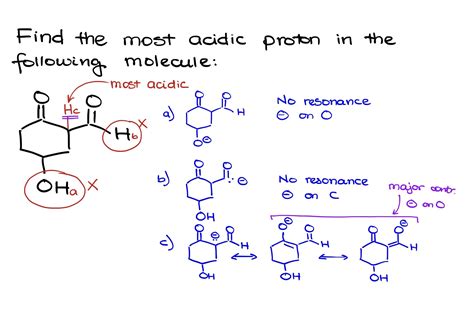 How to Find the Most Acidic Proton in a Molecule — Organic Chemistry Tutor