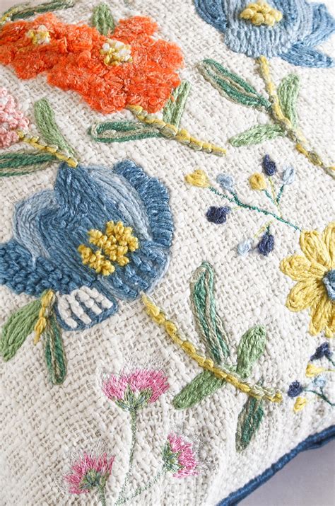 Tana Embroidered Cushion Cover – The Wishing Chair