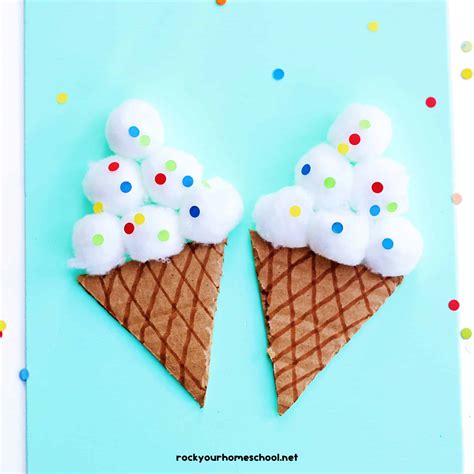 Ice Cream Cone Crafts For Preschoolers Ice Cream Themed Crafts For