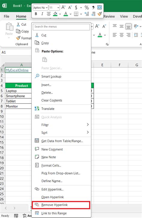 How to Remove Hyperlinks in Excel Fast | MyExcelOnline