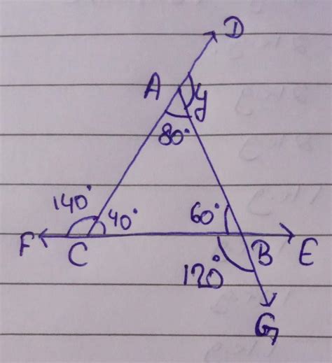 Find the unknown y? - Brainly.in