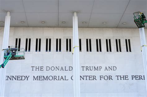 Trump’s Name Joins Kennedy’s on Performing Arts Center’s Facade - The ...