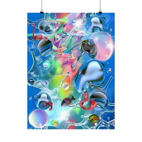 Rainbow Dream | Frutiger Aero Y2K Abstract Poster | Art Print | Wall ...