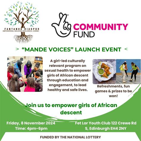 Exciting news‼️ We’re launching “Mande Voices” 🥳 A girl-led culturally ...