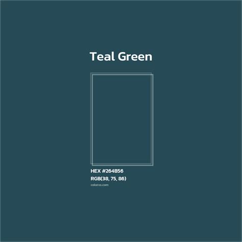 About Teal Green - Color codes | Matching colors and paints - colorxs.com