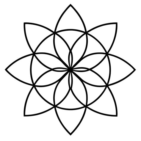 Mandala patterns for printable wall art collections 54568682 Vector Art ...