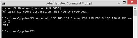 Route Add Command 的图像结果