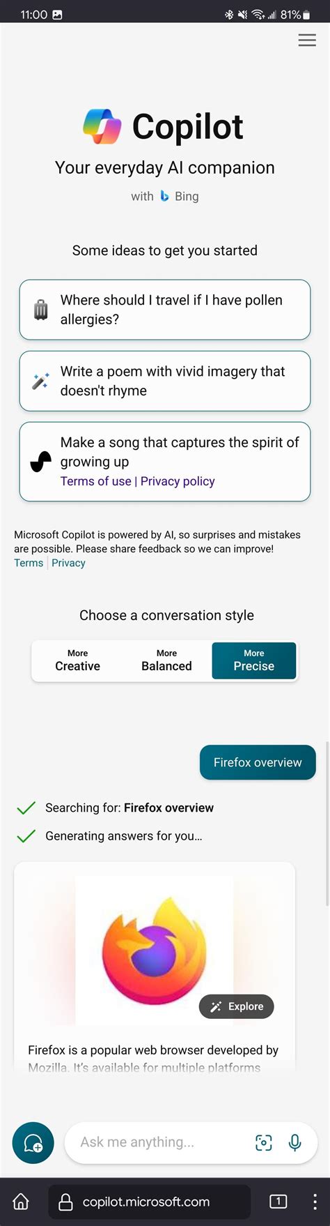 Bing vs Co-Pilot 的图像结果