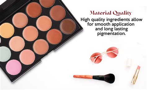 Buy ELITEWAVE Natural 15 Shades Highlighter Contour Cream Concealer ...