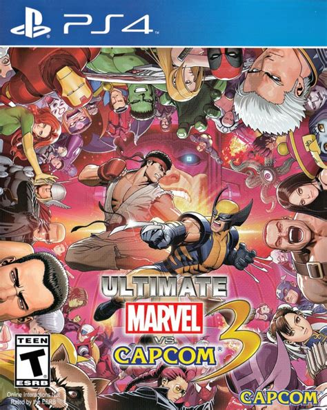 [ps4]漫画英雄VS卡普空3-Ultimate Marvel vs. Capcom 3 | 游戏下载 |实体版包装| 游戏封面