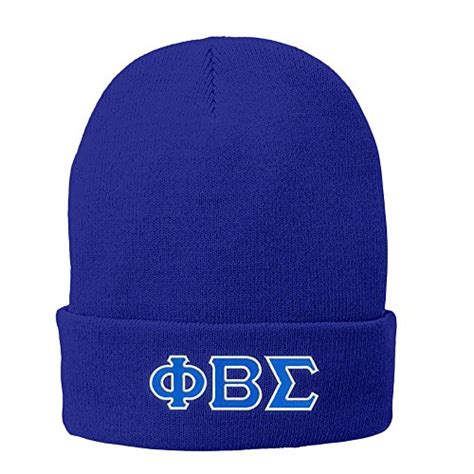 Buy Greekgear Phi Beta Sigma Big Greek Lettered Knit Cap Online at ...