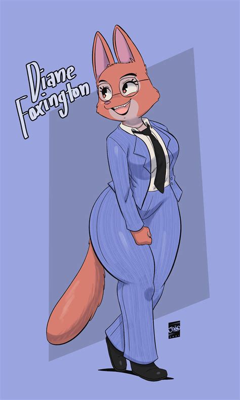 Diane Foxington by joaoppereiraus on DeviantArt