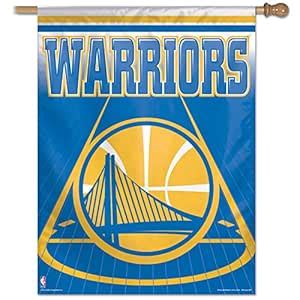 NBA Golden State Warriors Vertical Flag, 27 x 37, Multicolor : Amazon ...