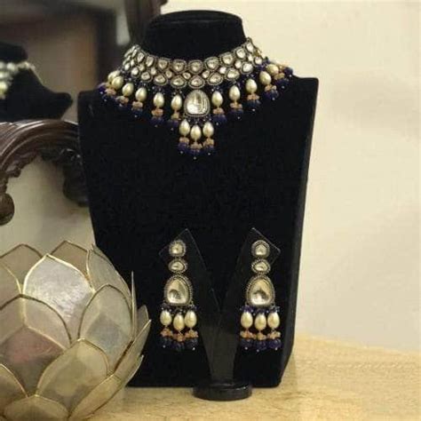 Buy Victorian Polki Melon Necklace Set Online - Ishhaara