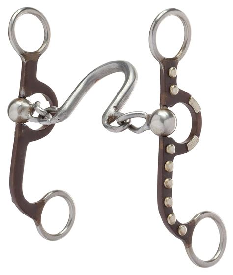 Weaver Leather 4-5/8" Pony Bit Chain Mouth with Port, Antique : Amazon ...