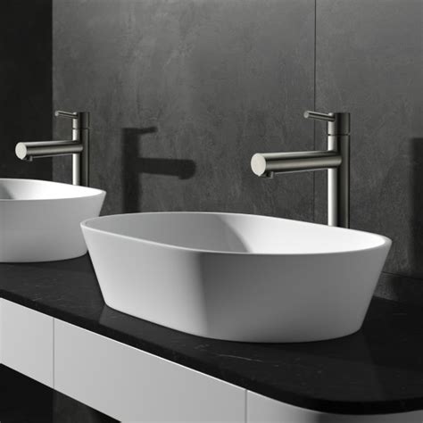 Grifo Alto De Lavabo Inox Moscu - Grifería En INOX.