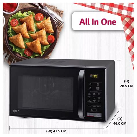 LG 28 L Convection Microwave Oven (MC2846BG, Black) – Kay Dee Electronics