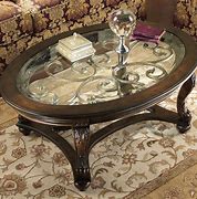Image result for Ashley Furniture Glass Coffee Table
