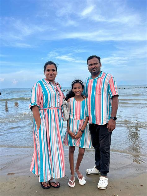 Cotton Couple Matching Combo Dress