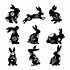 Image result for Easter Bunny Silhouette Printable