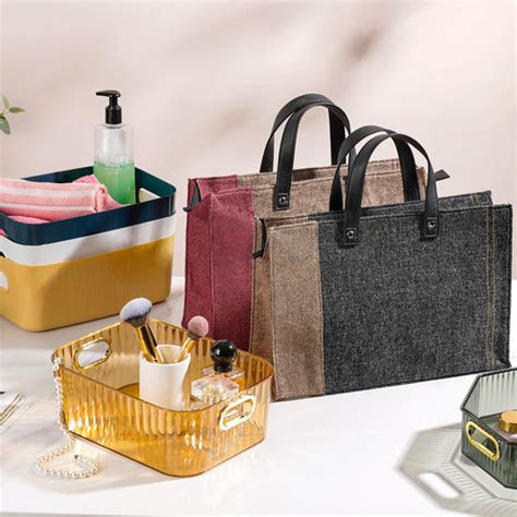 Eco Friendly Jute Lunch Bag Black And Beige 15 x 10 Inch Online ...