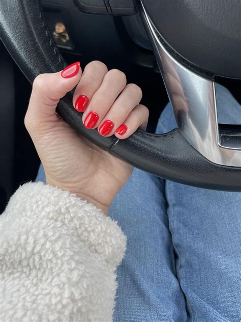 DND Ferrari Red with BIAB 😍 : r/Nails